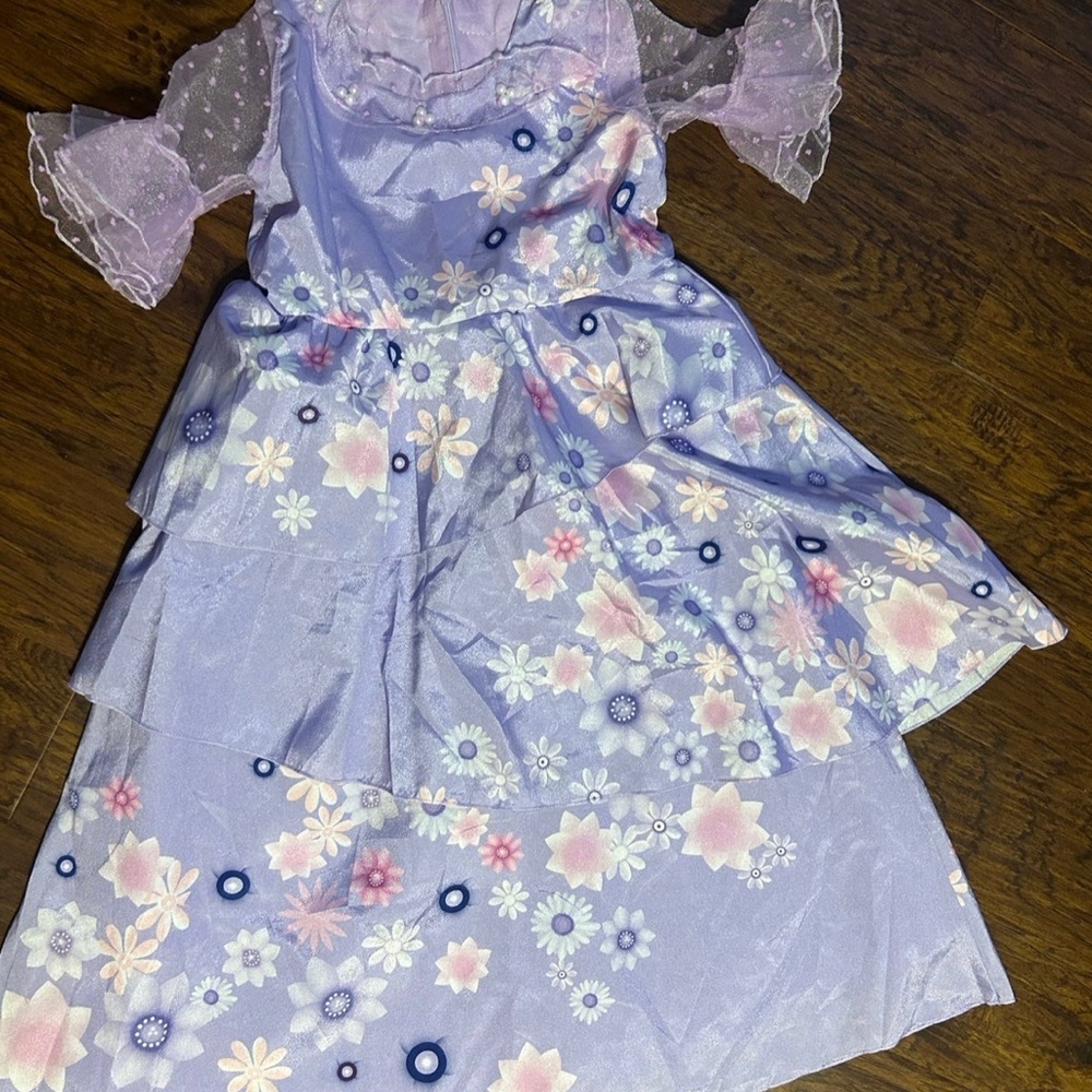 Encanto Isabella dress sz (130) fits size 6/7 view photos for reference.